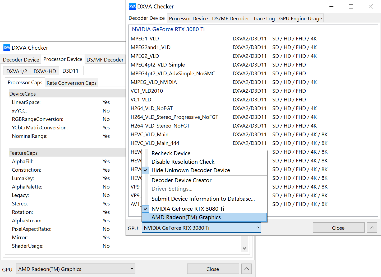 dxva checker